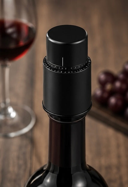 Bouchon Sous Vide pour Bouteille de Vin – Style Poussoir | Conservation Optimale