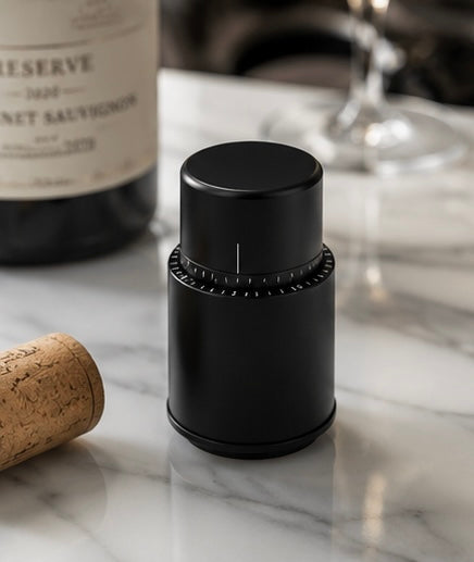 Bouchon Sous Vide pour Bouteille de Vin – Style Poussoir | Conservation Optimale