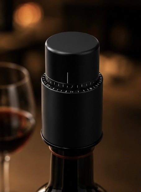 Bouchon Sous Vide pour Bouteille de Vin – Style Poussoir | Conservation Optimale