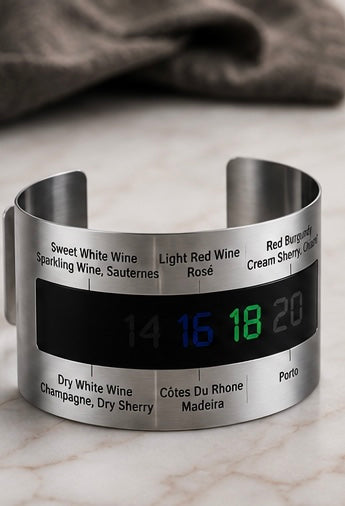 ThermoVin™ – Thermomètre Intelligent pour Bouteille de Vin