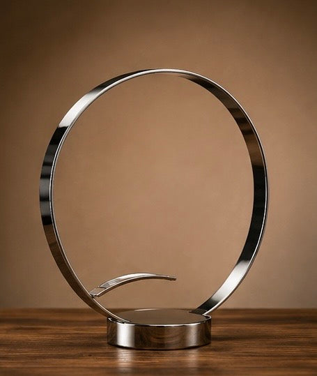 Porte-bouteille Design Cercle Équilibre – Métal Élégant