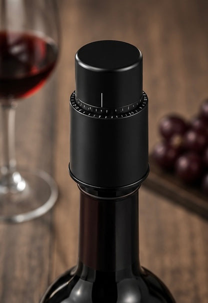 Bouchon Sous Vide pour Bouteille de Vin – Style Poussoir | Conservation Optimale