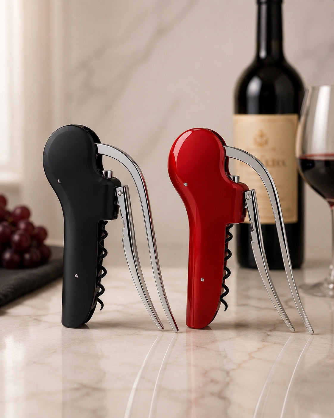 Premium Sommelier Corkscrew™ – Effortless Lever Opening